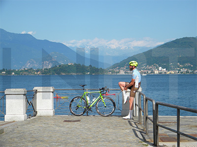 Cycling Lake Maggiore, Laveno