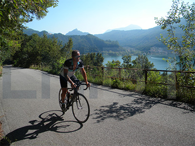 Cycling Lake Lugano, Ardena climb