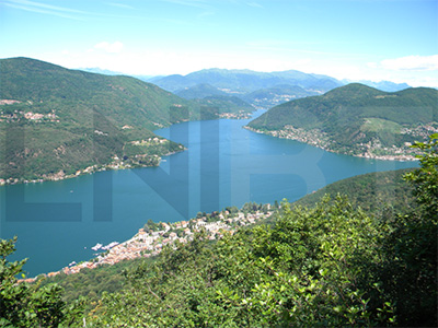 landscape Lake Lugano - Brusino