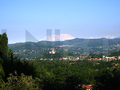 landscape Castle Angera - Monte Rosa