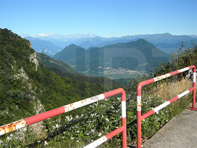 landscape Alps from Monte Campo dei Fiori