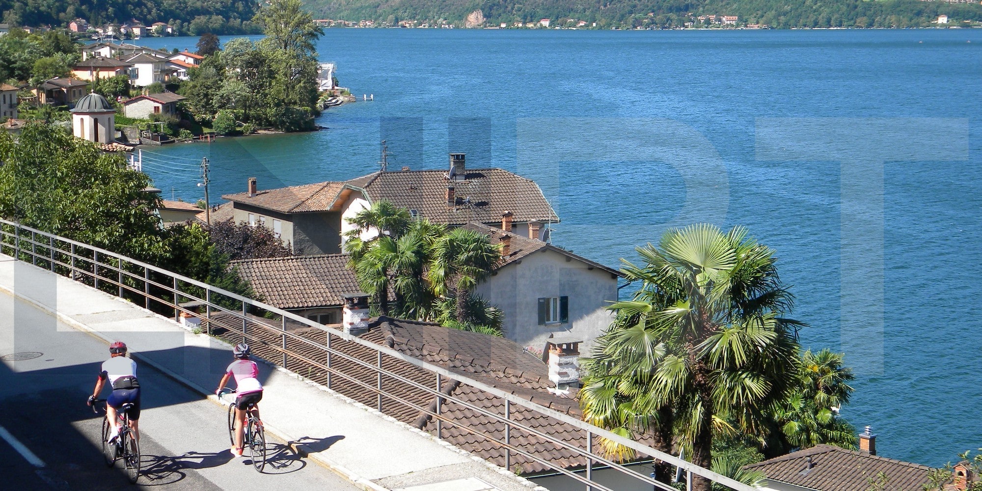 Lake Lugano cycling