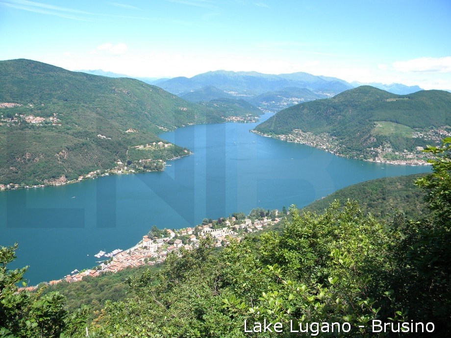 Cycle routes Lake Lugano, Brusino