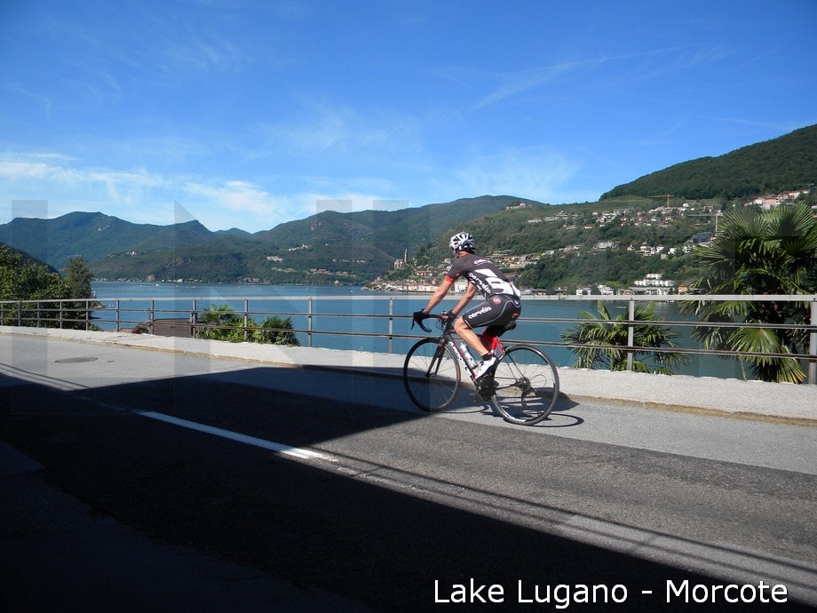 Cycle routes Lake Lugano, Morcote