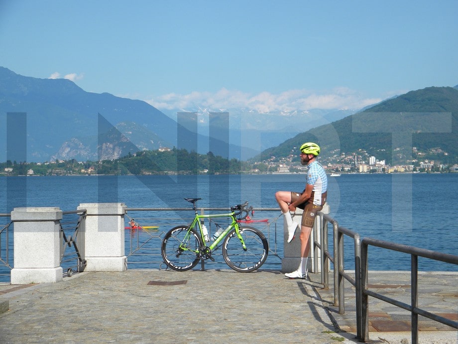Lake Maggiore cycling holiday Laveno Intra