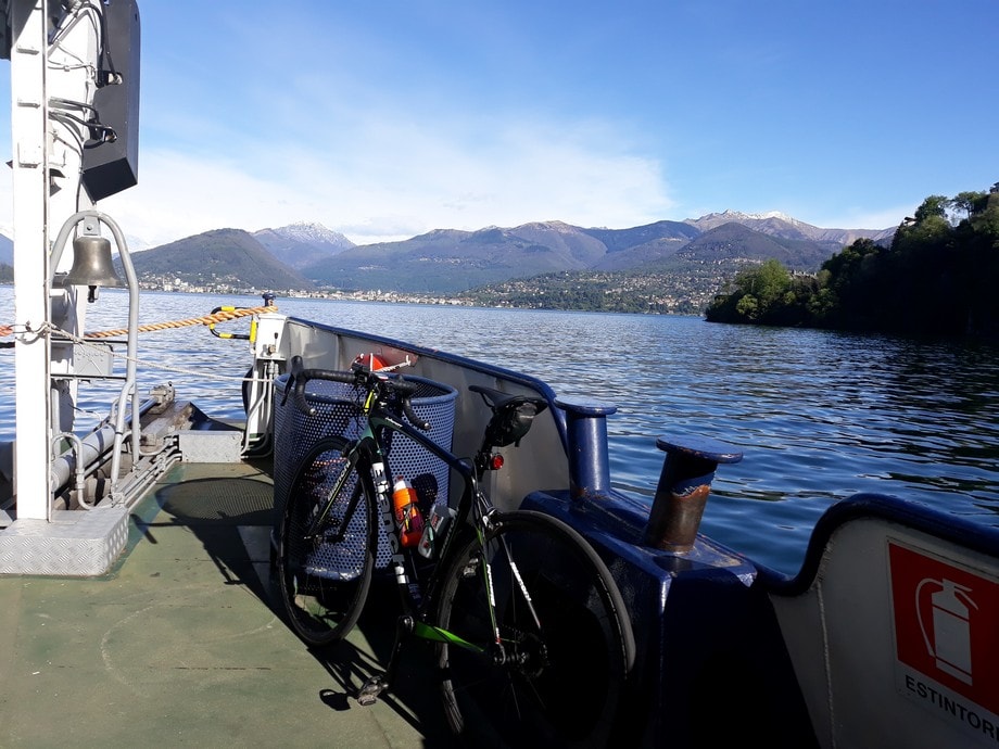 navigation Lake Maggiore with bike